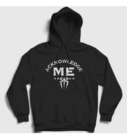 Presmono Unisex Beyaz Acknowledge Me Wwe Roman Reigns Kapüşonlu Sweatshirt 451663tt (Siyah)