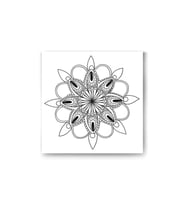 DBSanatevi Mandala Çiçek Tablo 60 X 60 Cm