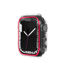 BİNANO APPLE WATCH 42MM FOSFORLU KASA VE EKRAN KORUYUCU PEMBE