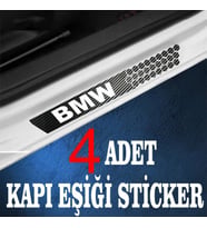 BMW özel Oto Kapı eşikleri Sticker Karbon 4 Adet