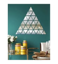 Numa Concept Dekoratif Akrilik Pleksi Üçgen Ayna 36 adet