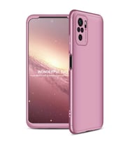 Xiaomi Redmi Note 10 Kılıf Zore Ays Full Koruma Kılıf (Rose)