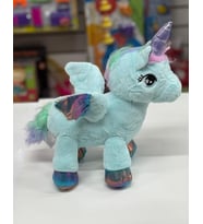 Oyuncak Peluş Kanatlı Unicorn Tek Boynuzlu At Mint Su Yeşili 30 CM