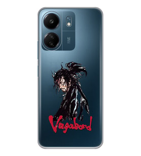 Xiaomi Redmi 13C Uyumlu Vagabond Anime Desenli Şeffaf Telefon Kılıfı