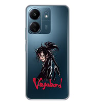 Xiaomi Redmi 13C Uyumlu Vagabond Anime Desenli Şeffaf Telefon Kılıfı