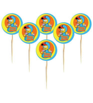 Kral Şakir Action Konsept Parti Cupcake Kürdan 16'Lı-