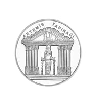 AgaKulche Artemis Tapınağı Gümüş Sikke Coin