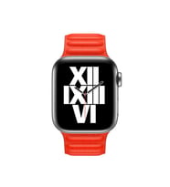 Lexroo Watch 38mm KRD-34 Deri Kordon - Kırmızı