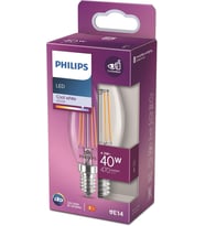 LED classic 40W B35 E14 Mum Tipi Beyaz Işık Dim Edilmez Filament LED Ampul