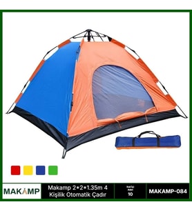 2.2*2.5*1.35m 4 Kişilik Otomatik Çadır