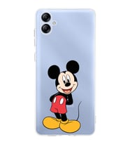 Samsung Galaxy A04e  Kamera korumalı Kapak Mickey Mouse Tasarımlı  Şeffaf Kılıf