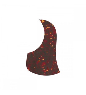 Alice A025E Akustik Gitar Pickguard - Damla (Aksesuar - Gövde Koruyucu)  Teardrop (Damla) Tasarım, Kaplumbağa Kabuğu Görünümü, Yüksek Mukavemet  Uyum: Standart Akustik Gitar Gövdeleri