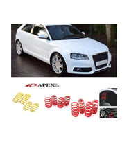 audi a3 (2003-2012) 8p uyumlu apexi 3.5 cm spor yay