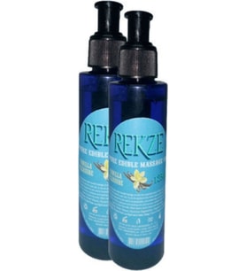 Rekze Vanilyalı Masaj Yağı Pure Edible Vanilla Flavor Massage Oil 125ML 2 Adet