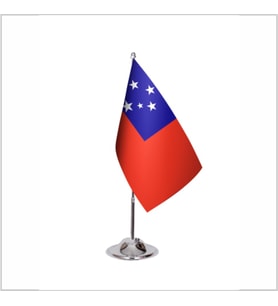 Samoa Tekli Masa Bayrağı