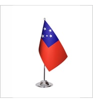 Samoa Tekli Masa Bayrağı