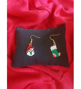 Miyuki Boncuk El Yapımı Minik Kardan Adam Ve Çorap Yılbaşı Christmas Noel