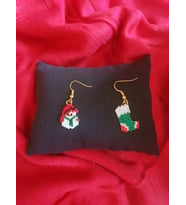 Miyuki Boncuk El Yapımı Minik Kardan Adam Ve Çorap Yılbaşı Christmas Noel