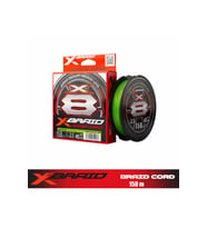 YGK X035 X-Braid Braid Cord PE X8 150m Fluo Green İp Misina