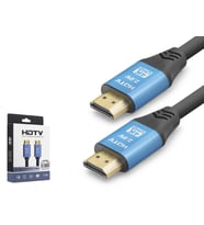 Hdmi 2.0 Kablo 4K Uhd 19+1 Od 8.0 Mm 1.5 M - Siyah Mavi ND4050