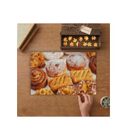 Lezzetli Hamurişi Tatlılar Tasarımı 240 parça Ahşap Puzzle Ahşap Kutuda MP02532