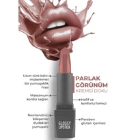 315 Glossy Plum Parlak Ruj - Nemlendirici Etkili Pürüzsüz Dudak Görünümü - Glossy Lipstick