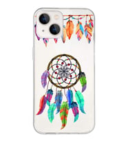 PrintiFy Apple  iPhone 13 ile Uyumlu 1mm Slim Fit Nazar Boncuğu 6 Baskılı Şeffaf  Kılıf
