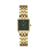 Obaku Denmark V301LXGESG Quartz Çelik Altın Rengi Yeşil Kadran 23 mm Kadın Kol Saati