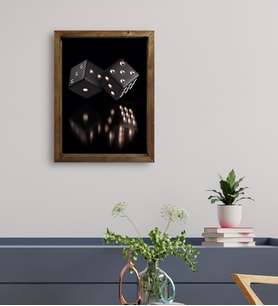 BK Gift Otel Odası Konseptli Doğal Masif Ahşap Çerçeveli Tablo 45x65cm-9