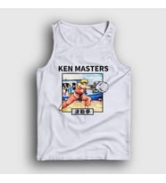 Presmono Unisex Beyaz Ken Oyun Street Fighter Atlet 405221tt