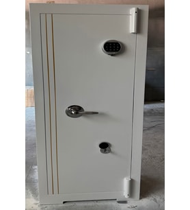 MyWondry TÜFEK KASASI  ŞİFRELİ VE ANAHTARLI (Beyaz)