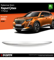 Peugeot 2008 2 Krom Kaput Çıtası 2020-2023