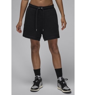 Nike Air Jordan Loose Fit Women's Knit Shorts Kadın Bol Kesim Örgü Şort Siyah
