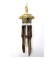 Hasır Kuş Yuvalı Bambu Çan 50cm
