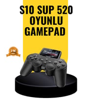 2025 A Kalite S10 Gamepad 520 Oyunlu TV Bağlantılı Retro Atari Konsolu