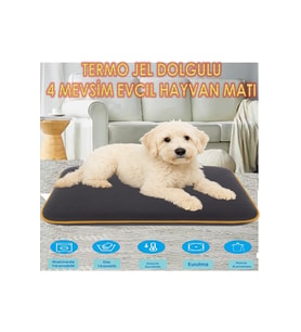 4 Mevsim Termojel Kedi/Köpek Matı 60x40cm, Sıcak ve Soğuk Kullanım