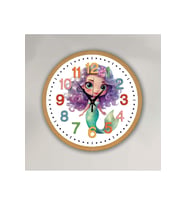 bilge Tasarım Çocuk Odası Duvar Saati 30 x 30 CM (Çok Renkli)