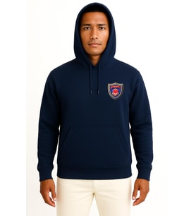 Kapüşonlu Türk Deniz Kuvvetleri Bröve Cep Tasarımlı Unisex Sweatshirt