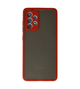 Galaxy A72 Kılıf Montreal Kapak - Kırmızı