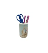 KALEMLİK ROMANTİK YEŞİL MODEL SERAMİK OFİS GERECİ  7X7X11CM