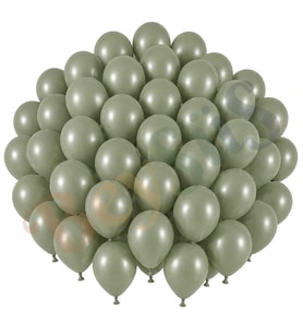Ada Çayı Renk Lateks Retro Balon (30 cm) - 50 Adet