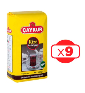 Çaykur Rize Turist Çay 1000 G x 9 Adet