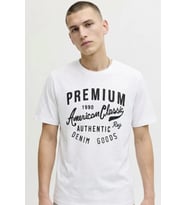 Jack & Jones Jprblualex Erkek Tişört (Beyaz)