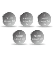 Yuma Cr1225 Süper Lityum 3v 5’li Kart Düğme Pil