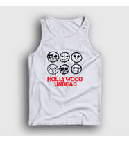 Presmono Unisex Beyaz Masks V3 Hollywood Undead Atlet 150019tt (Beyaz)