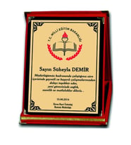 Kadife Kutulu Plaket