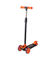 Scooter Çocuk Scooter Işıklı Slikon Teker Turuncu 40 Kg Taşıma (Standart)