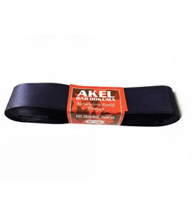 Akel Dar Dokuma Lacivert Saten Kurdele - 3 Cm. x 10 Metre - 1 Adet
