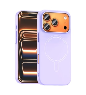 Apple iPhone 18 Pro Max Kılıf M-Safe Şarj Özellikli Kamera Korumalı Zore Elio Sert PC Kapak