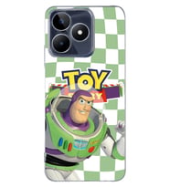 Realme C53 Uyumlu Toy Story Buzz Desenli Şeffaf Telefon Kılıfı